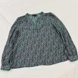 Banana Republic Factory Women L/S Floral Shirt